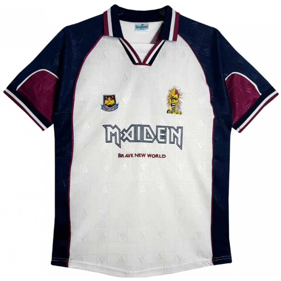 Camisa II West Ham 1999 Iron Maiden